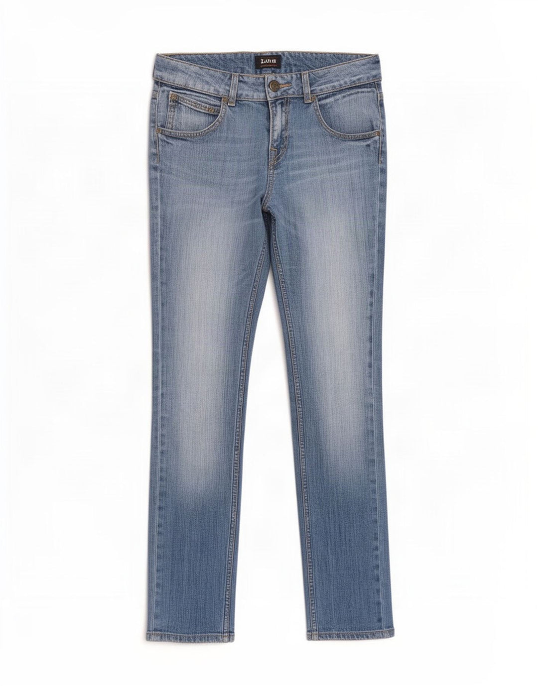 Lee Damen Amy Slim Jeans W30 L29 Blaue Baumwolle