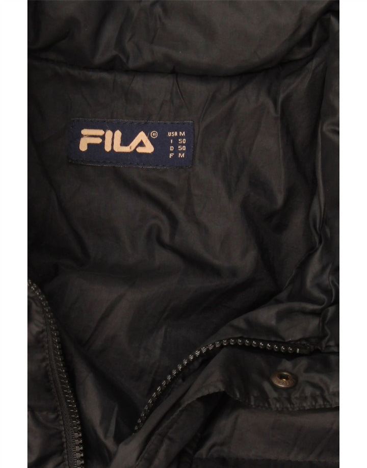 Fila Herren Wattierte Jacke IT 50 Large Schwarz