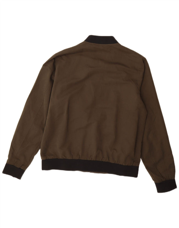 Marks & Spencer Herren-Bomberjacke, groß, Khaki, Polyester
