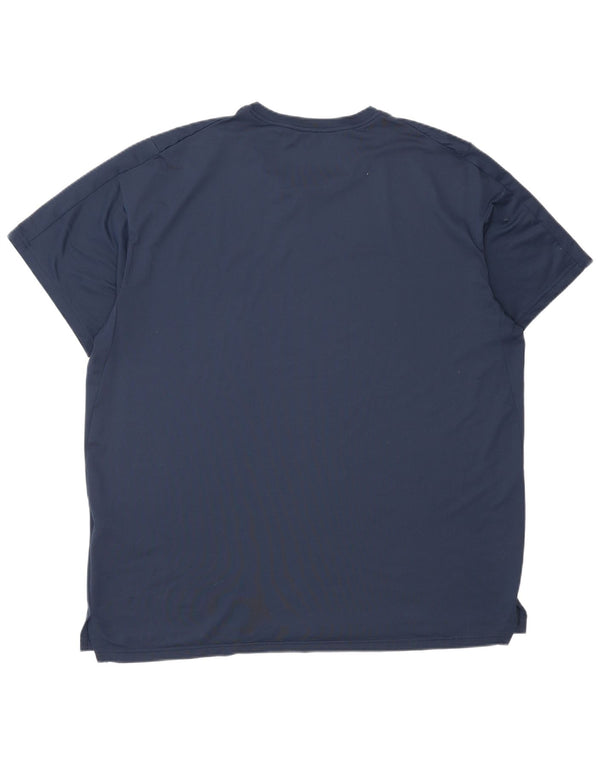 Nike Herren Dri Fit Standard Fit T-Shirt Top XL Marineblau Polyester