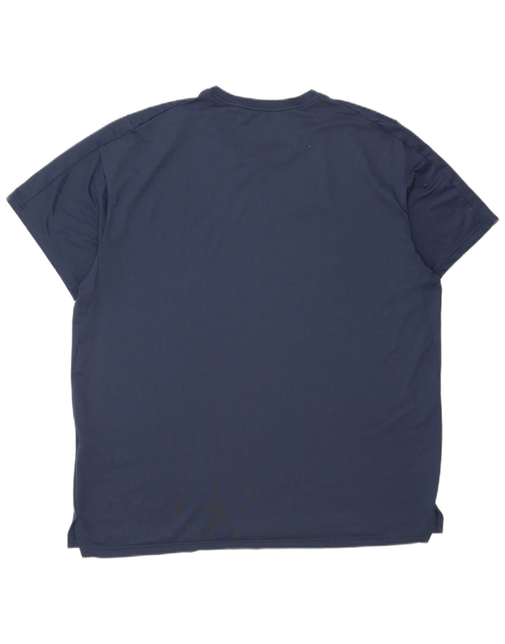 Nike Herren Dri Fit Standard Fit T-Shirt Top XL Marineblau Polyester