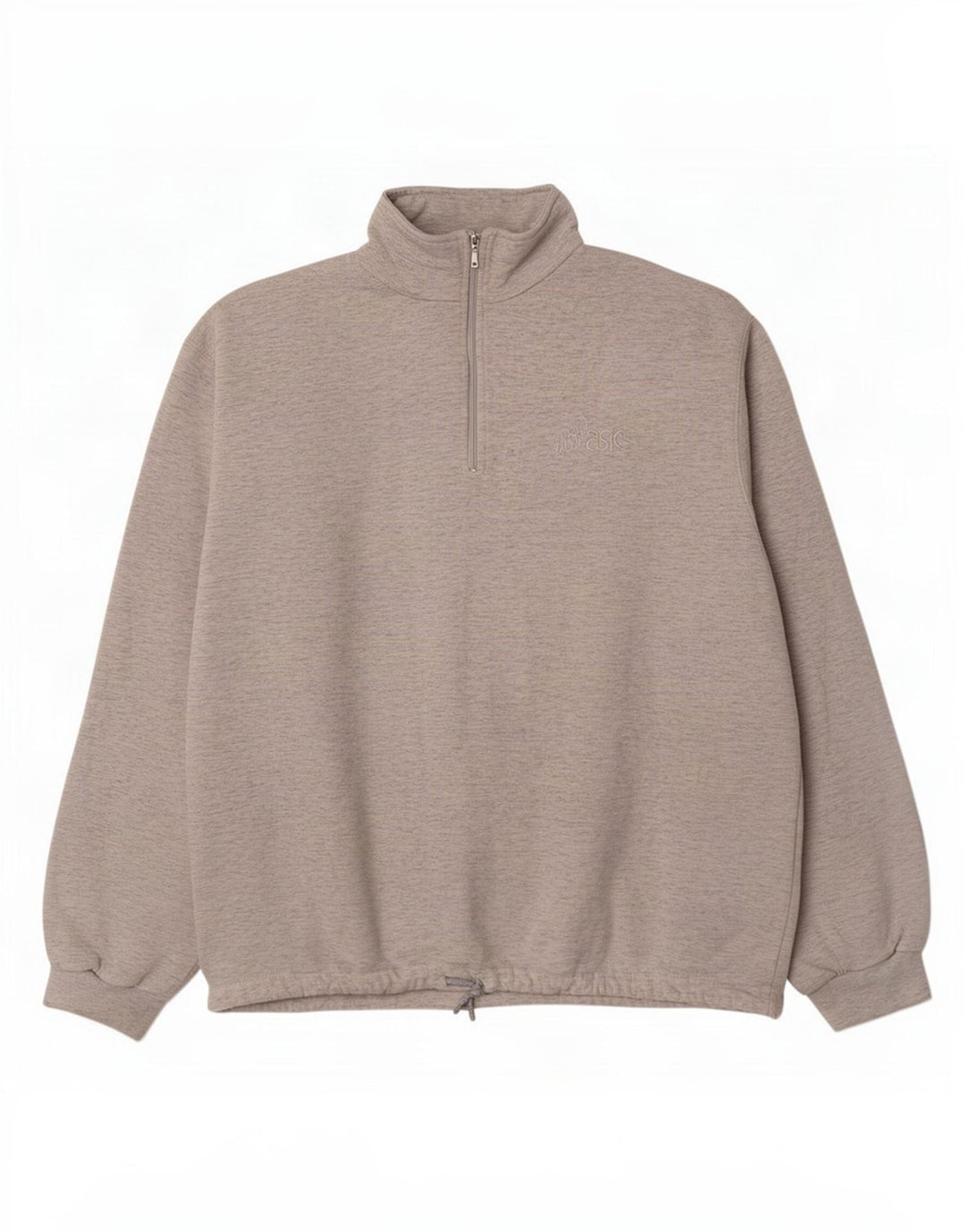 Asics Damen-Sweatshirt mit Reißverschluss am Hals, UK 20 2XL, Grau meliert