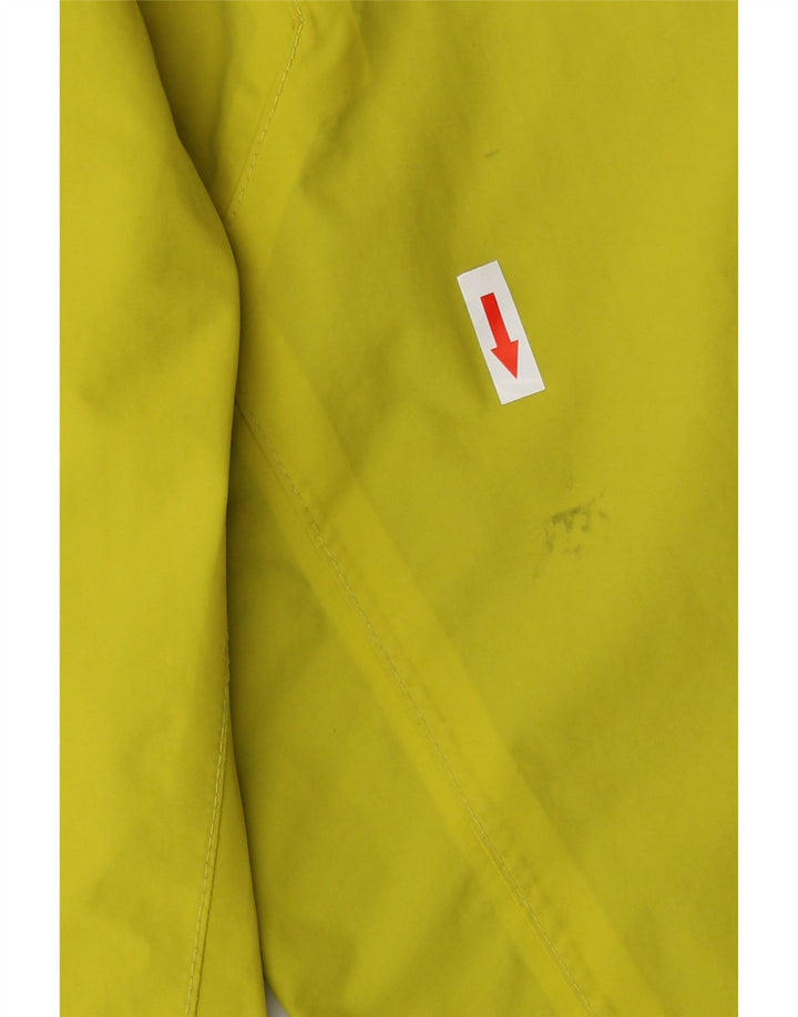 Jack Wolfskin Herren Regenjacke mit Kapuze UK 38 Mittelgelb