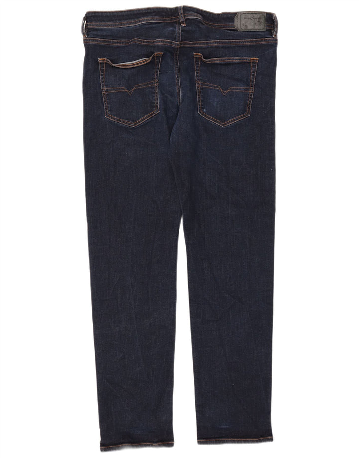 Diesel Herren Slim Jeans W38 L31 Marineblaue Baumwolle