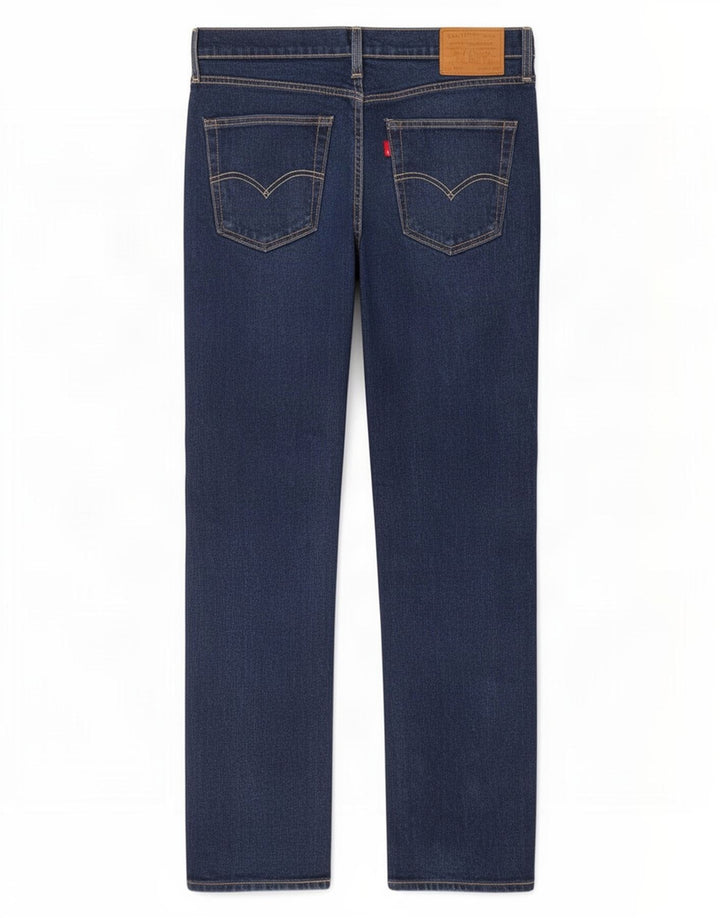 Levi's Herren 514 Straight Jeans W32 L32 Marineblaue Baumwolle