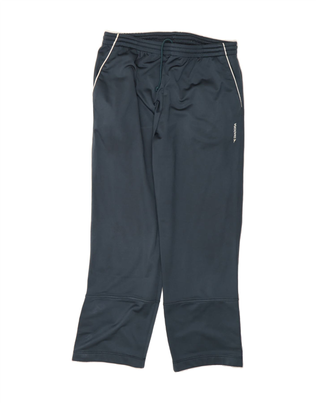 DIADORA Mens Tracksuit Trousers IT 50 Large  Navy Blue Polyester Vintage Diadora and Second-Hand Diadora from Messina Hembry 