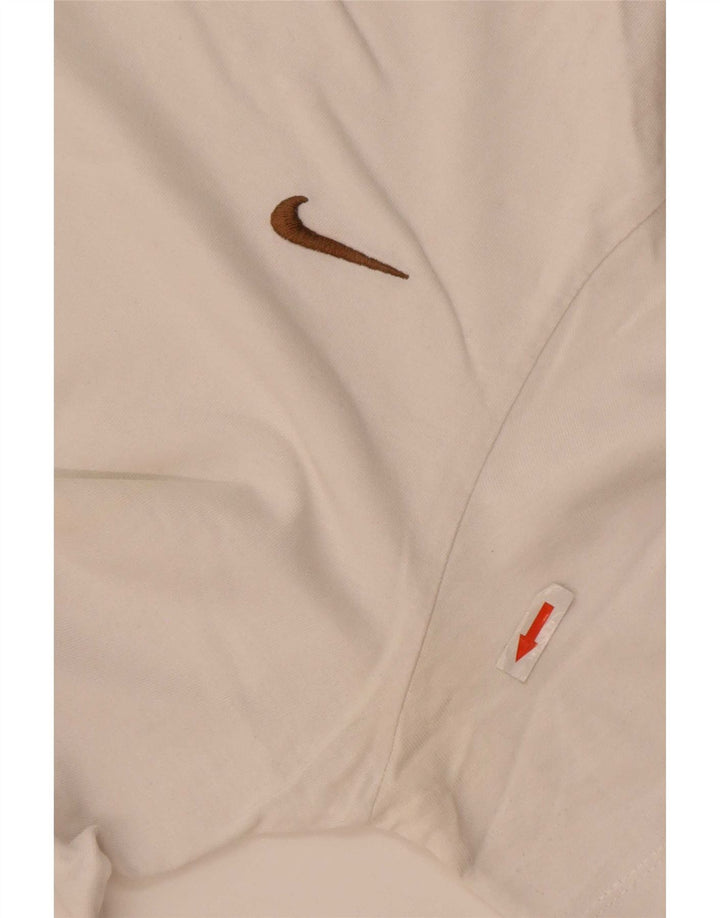 Nike Herren T-Shirt Top Small aus weißer Baumwolle