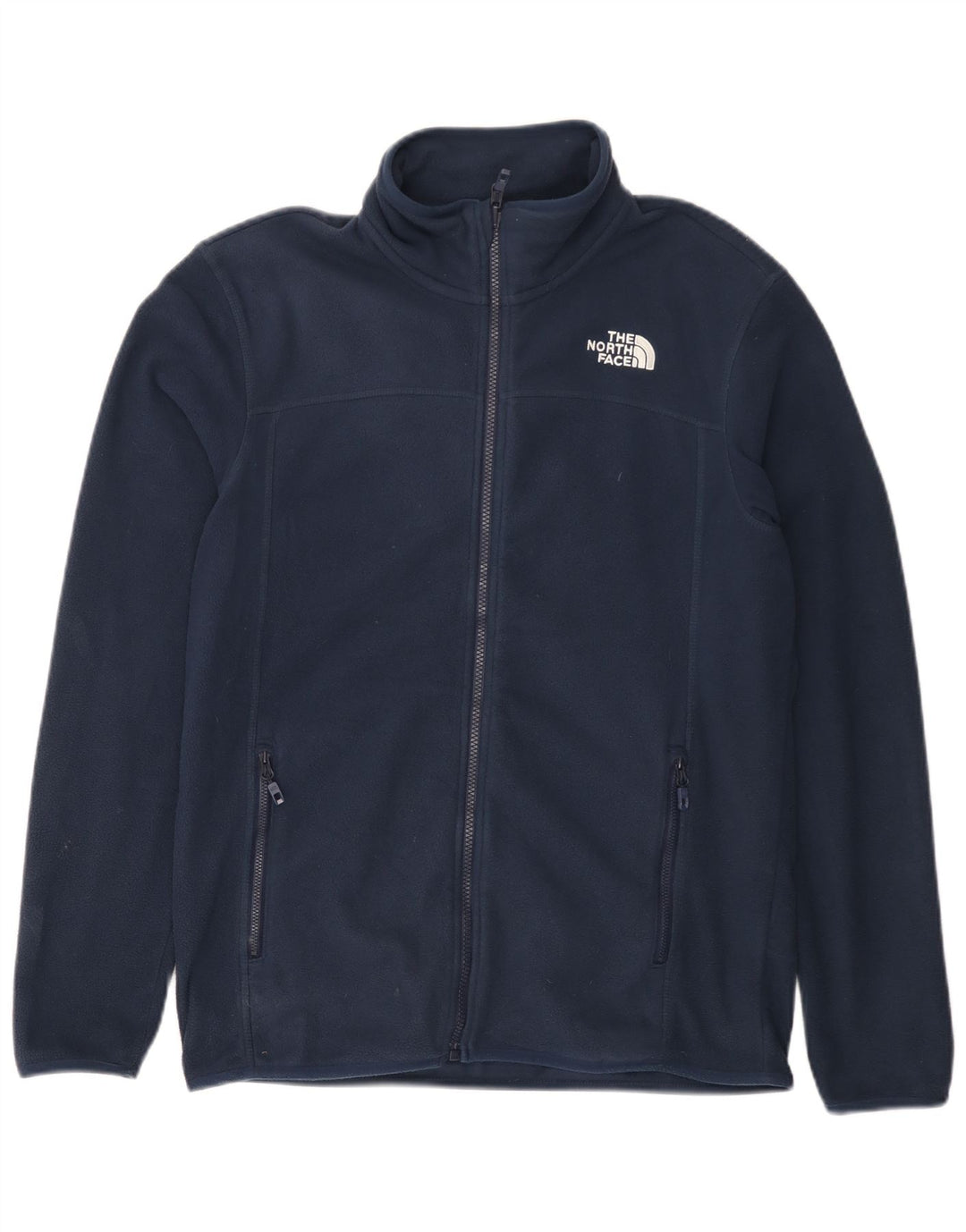 THE NORTH FACE Herren Fleecejacke UK 38 Medium Marineblau Polyester