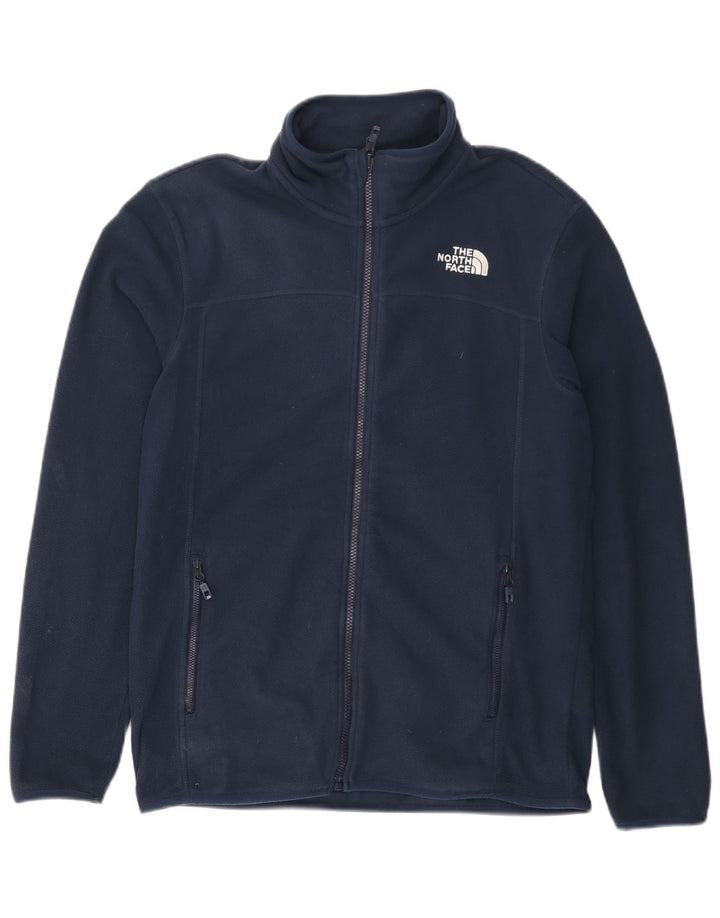 THE NORTH FACE Herren Fleecejacke UK 38 Medium Marineblau Polyester