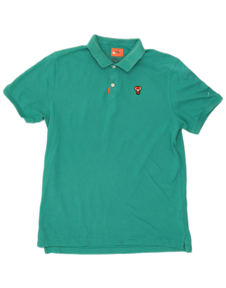 Nike Herren Dri Fit Poloshirt Mittelgrüne Baumwolle