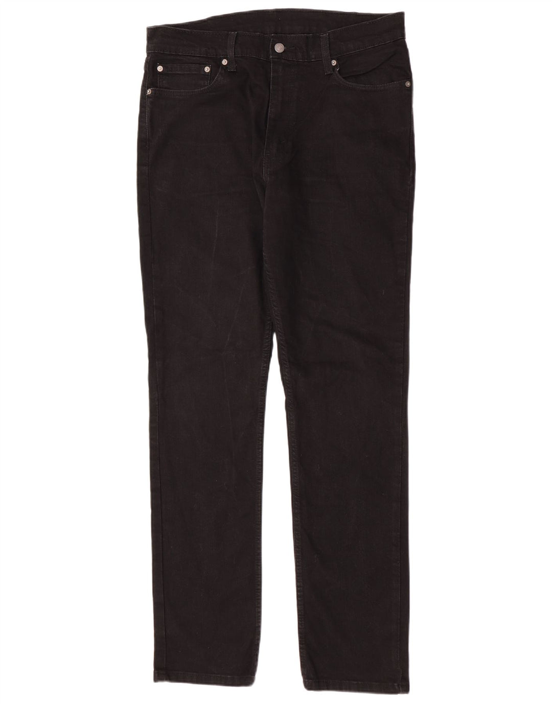 Levi's Herren 511 Slim Jeans W36 L34 Schwarze Baumwolle