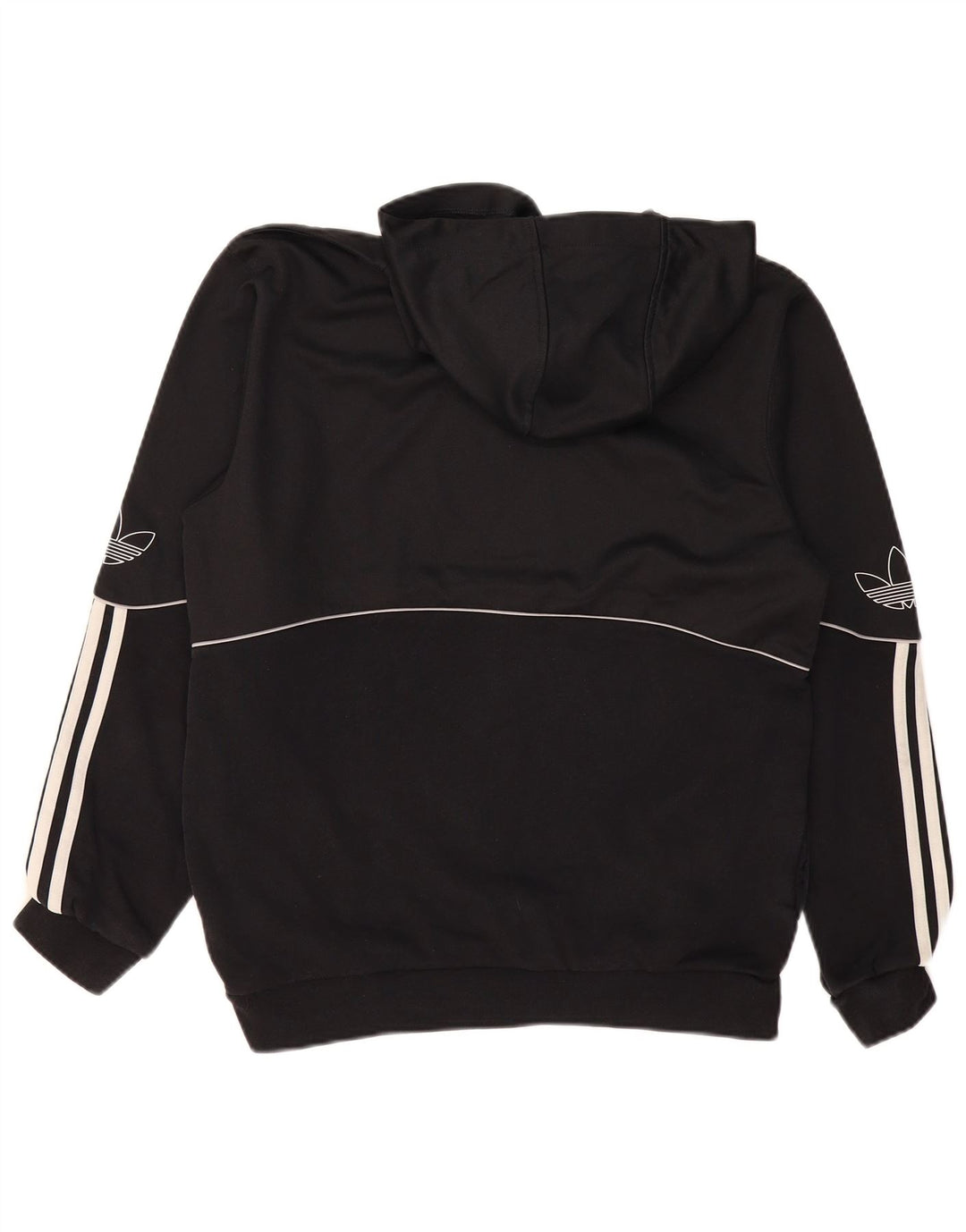 ADIDAS Herren Graphic Hoodie Pullover Mittelschwarze Baumwolle