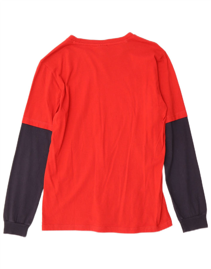 CHAMPION Langarmshirt mit Grafik für Jungen, 13–14 Jahre, XL, Rot, Farbblock