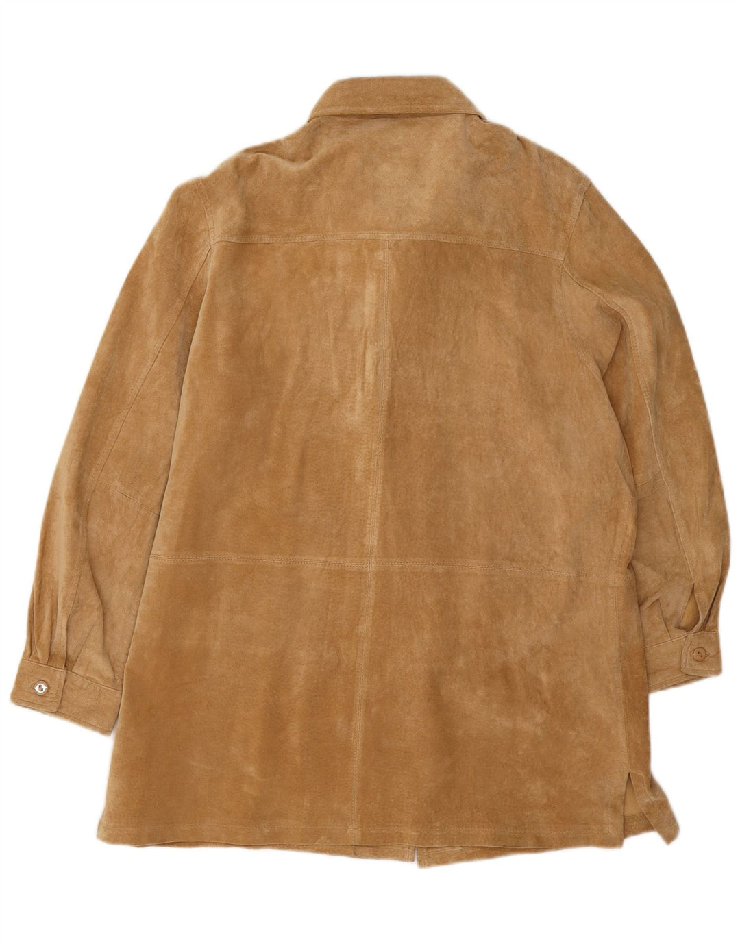 Julia S. Roma Damen Wildlederjacke EU 42 Großes braunes Leder