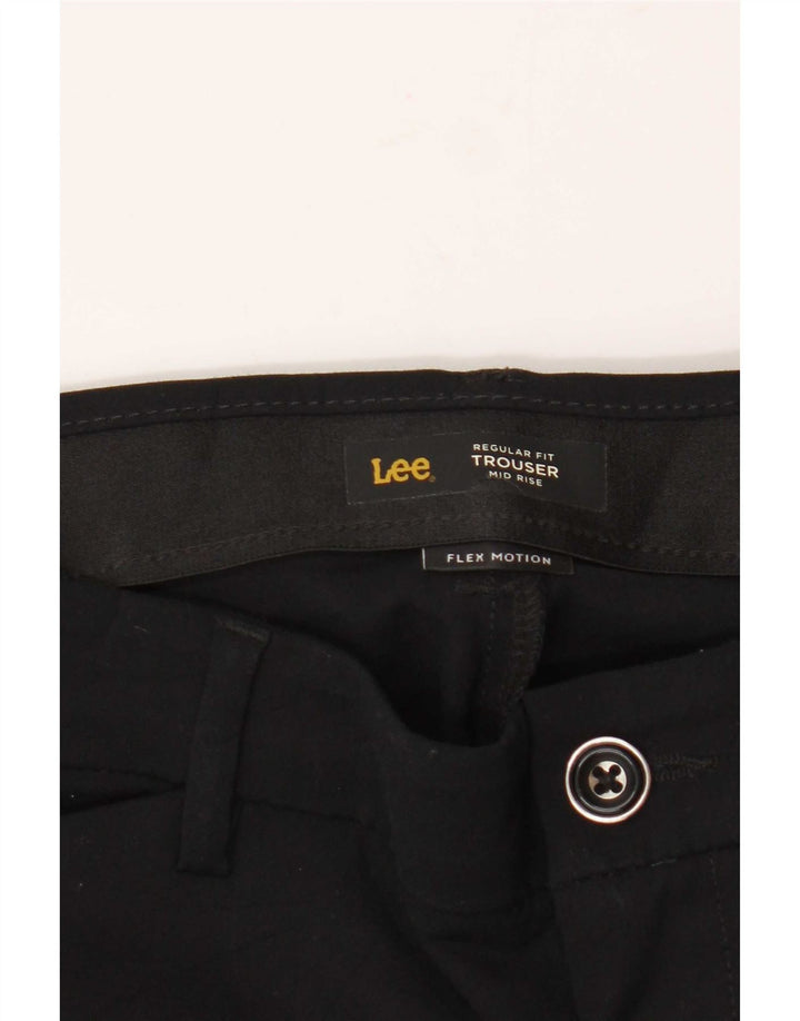 Lee Damen-Freizeithose mit mittelhohem Bund und normaler Passform, W32, L32, Schwarz