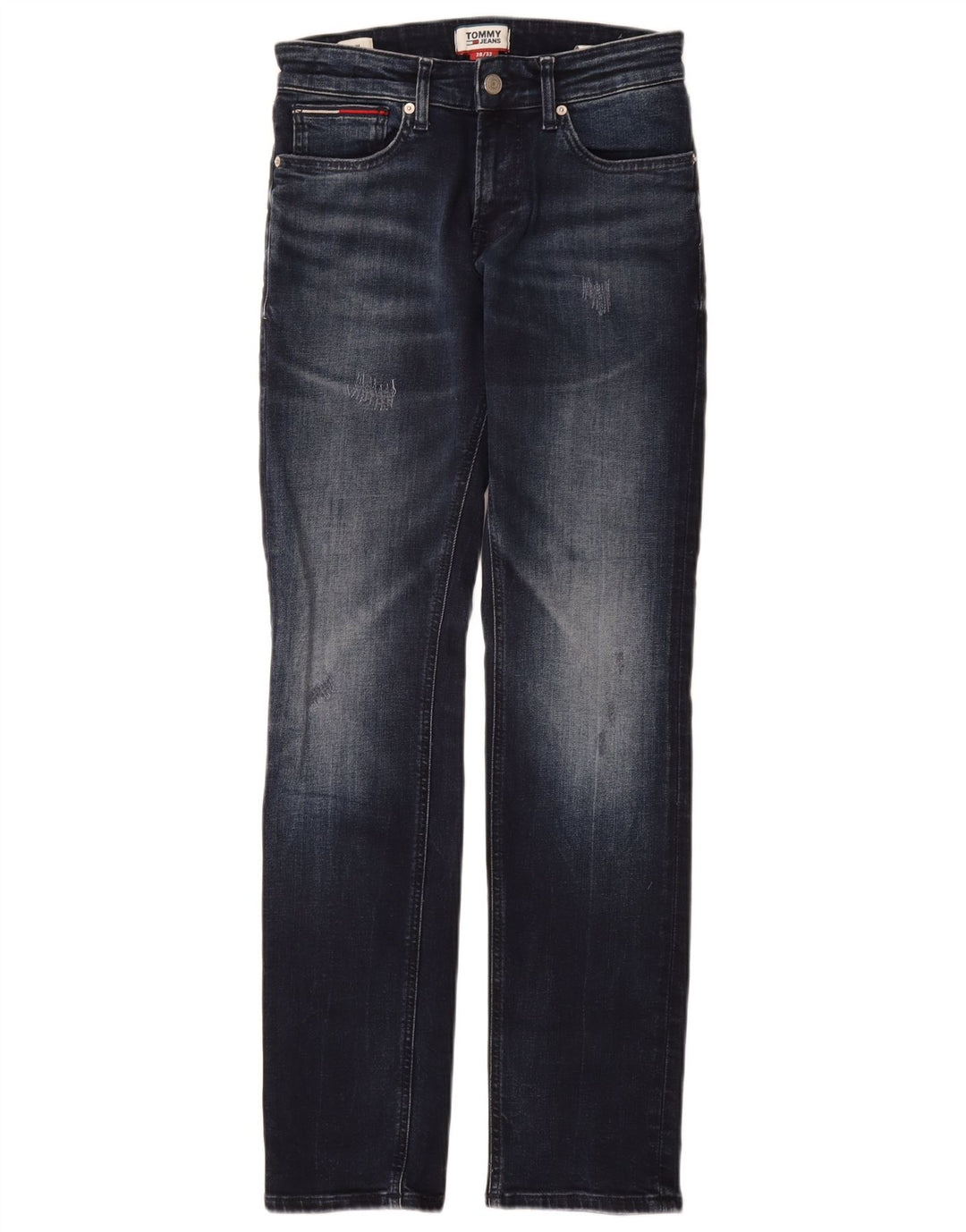 Tommy Hilfiger Damen Slim Jeans W28 L32 Marineblau Baumwolle