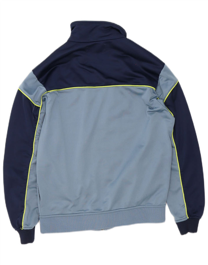 Kappa Herren-Trainingsanzug-Top-Jacke, kleines blaues Farbblock-Polyester