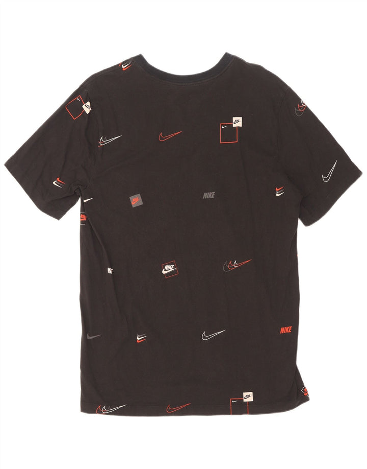 Nike Herren-T-Shirt mit Grafik, groß, aus schwarzer Baumwolle