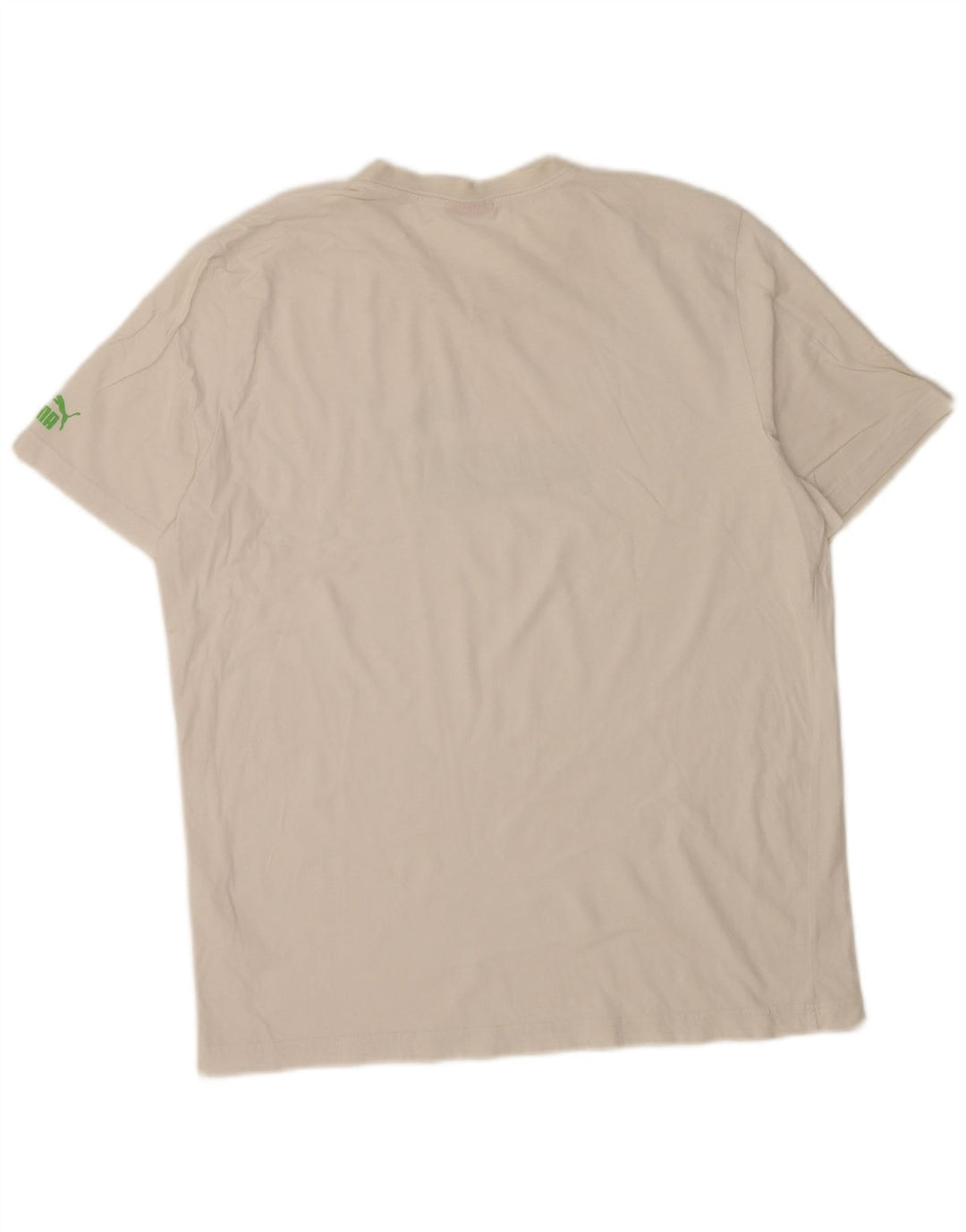 Puma Herren T-Shirt mit Grafik, Größe L, Weiß
