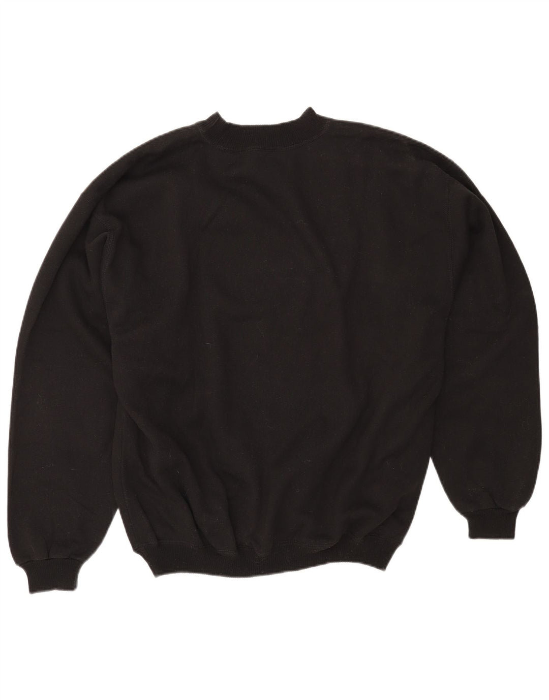 Vintage Herren Grafik Sweatshirt Pullover XL Schwarz Baumwolle