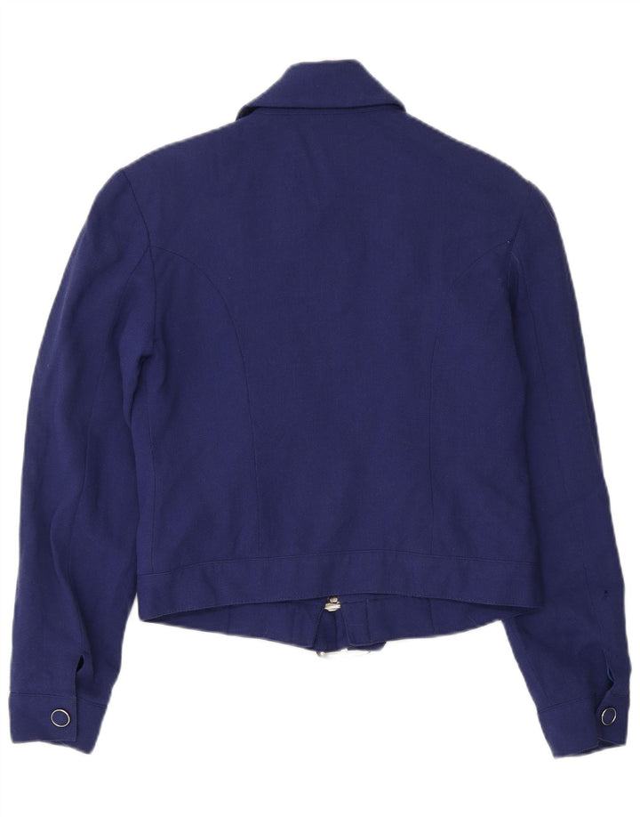 Magia Damen Soho Bomberjacke UK 10 Small Marineblau