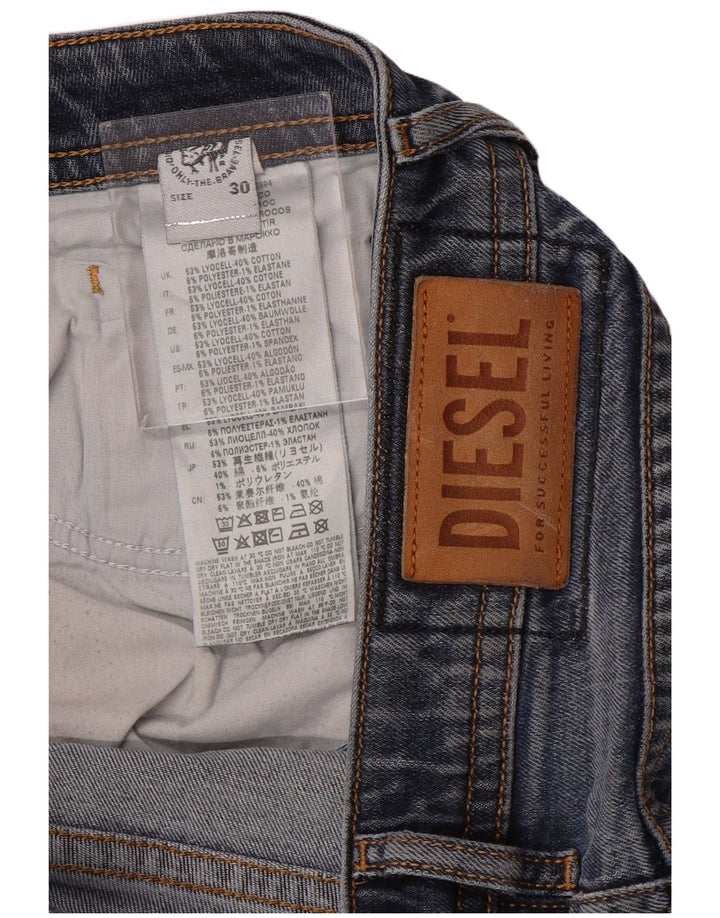 Diesel Damen Slim Jeans W30 L29 Blaues Lyocell