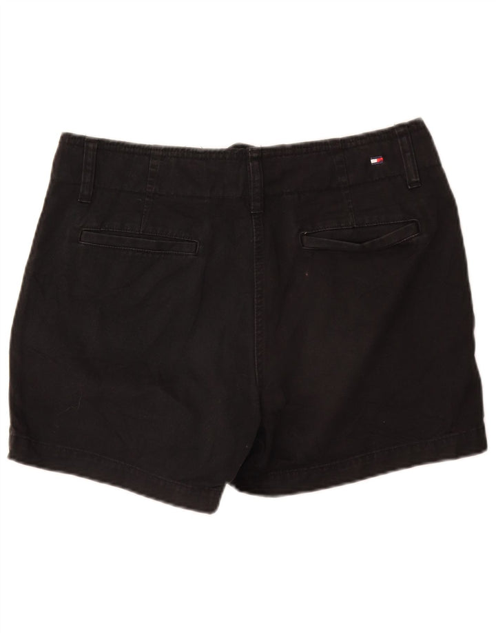 Tommy Hilfiger Damen Chino-Shorts US 8 Medium W30 Schwarze Baumwolle