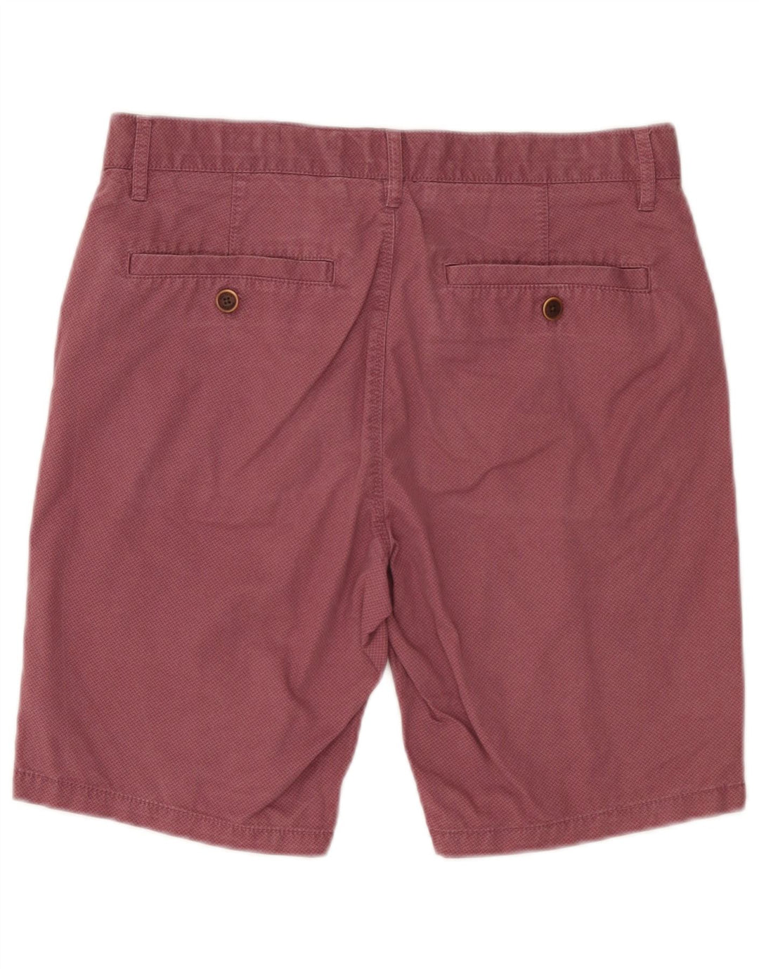 Fat Face Herren-Chinoshorts mit abstraktem Muster, Größe W32, mittelgroß, Burgunderrot, Baumwolle