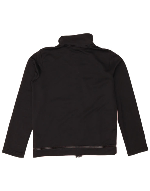 Nike Mädchen-Trainingsanzug-Top-Jacke, 13–14 Jahre, XL, schwarzes Colourblock-Polyester