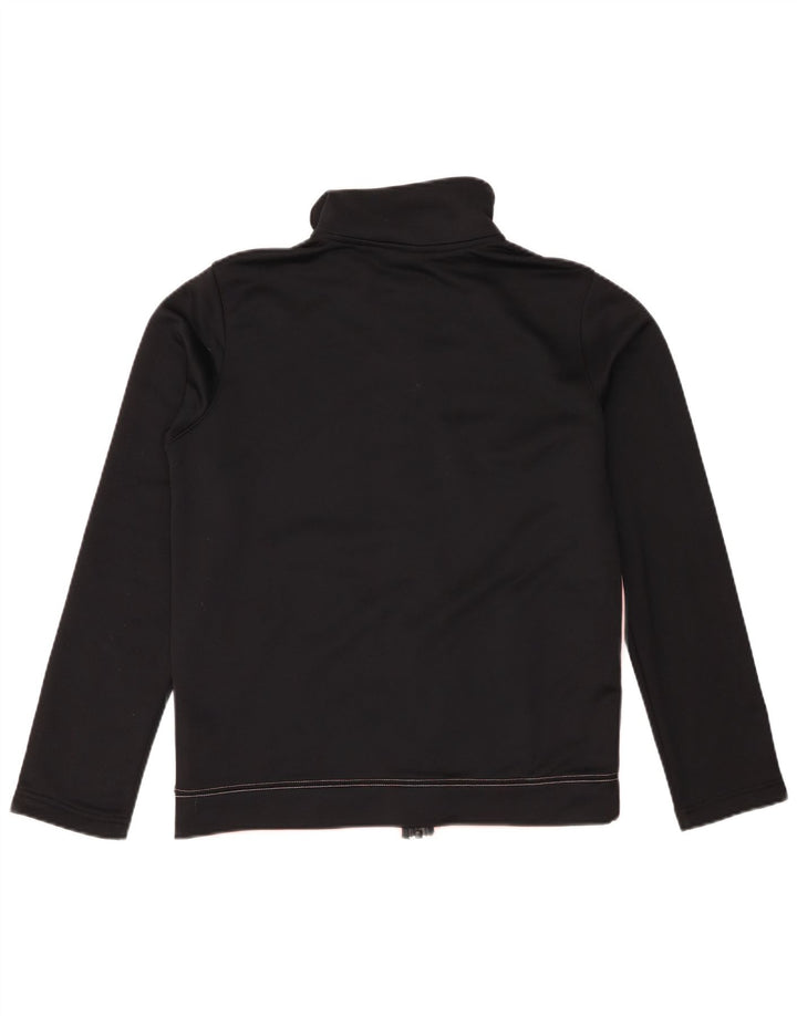 Nike Mädchen-Trainingsanzug-Top-Jacke, 13–14 Jahre, XL, schwarzes Colourblock-Polyester