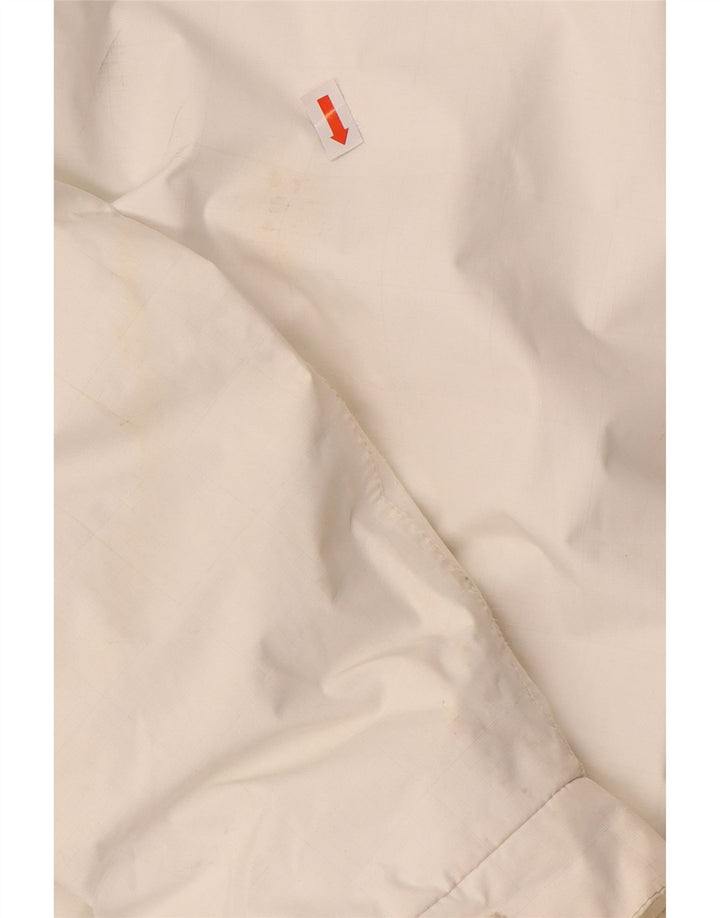 HELLY HANSEN Damen Übergroße Kapuzen-Windbreakerjacke UK 6 XS Weiß