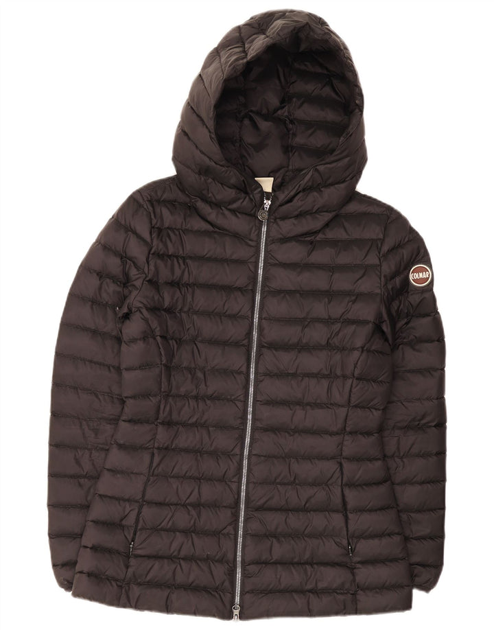 Colmar Damen Wattierte Jacke mit Kapuze IT 40 XS Schwarz Nylon