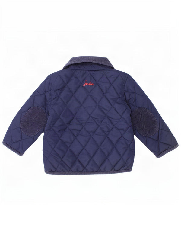 Joules Baby-Jungen-Steppjacke, 12–18 Monate, marineblaues Polyester