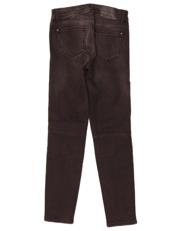Zara Damen Skinny Jeans UK 6 Small W26 L26 Graue Baumwolle
