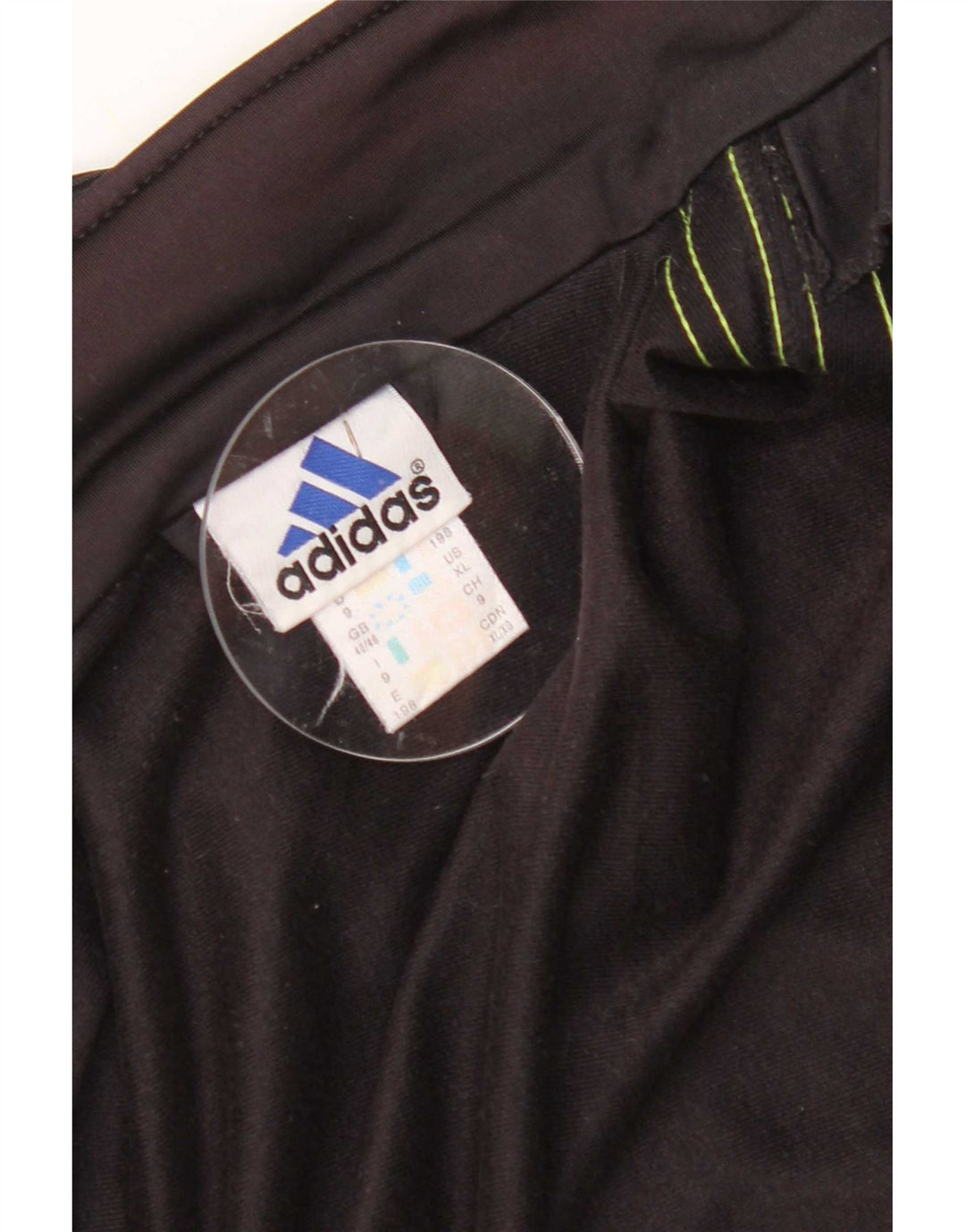 Adidas Herren Trainingsanzug Top Jacke UK 46/48 XL Schwarz Polyester