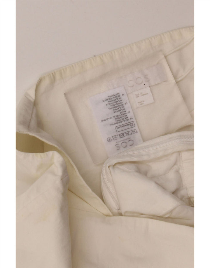Cos Ärmelloser Overall für Damen, EU 34, XS, weiße Baumwolle