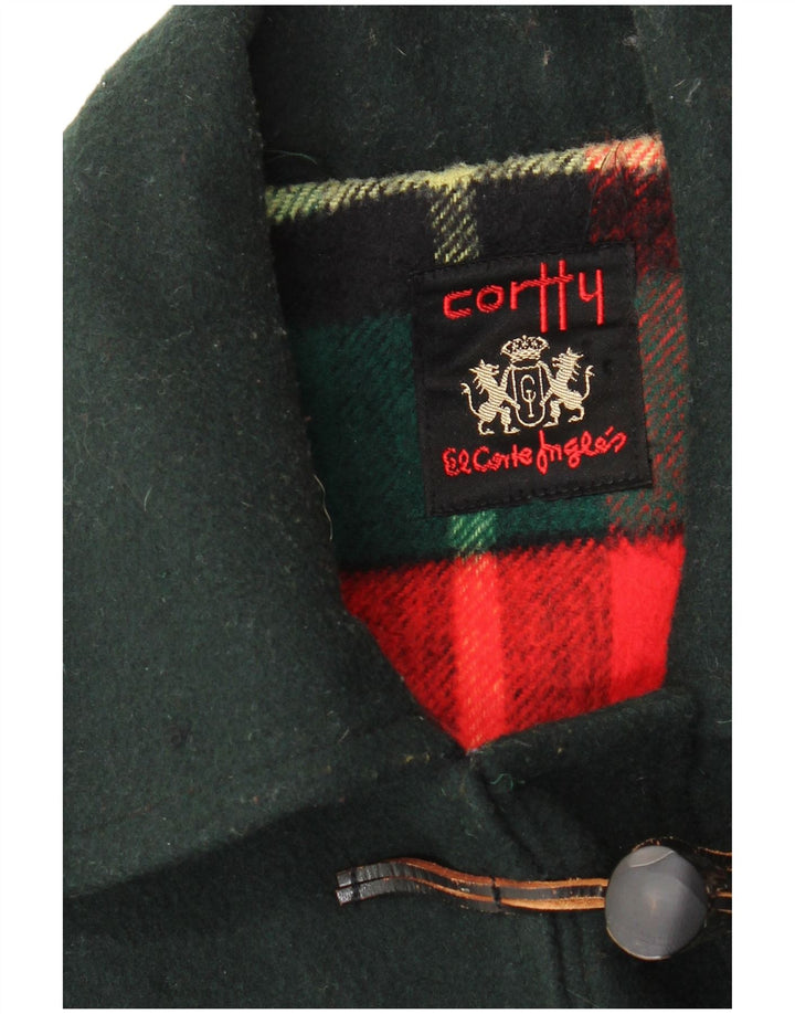 VINTAGE Damen Dufflecoat UK 18 XL Grün