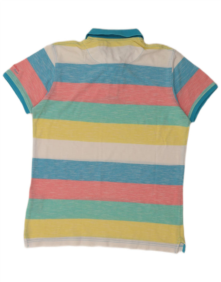 HARMONT & BLAINE Herren-Poloshirt, groß, mehrfarbig, gestreift, Baumwolle