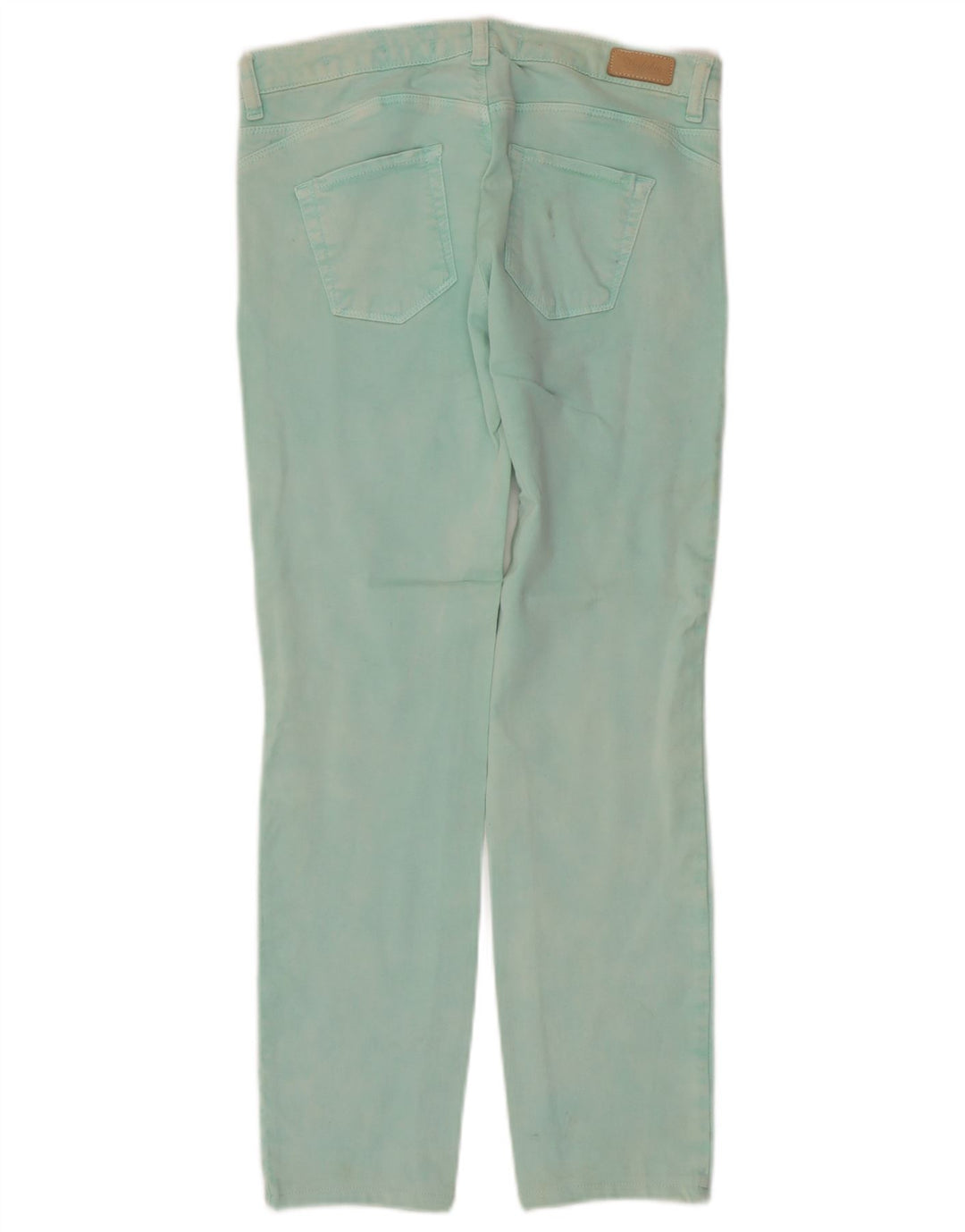 Zara Damen Trafaluc Straight Jeans EU 40 Medium W30 L28 Türkis
