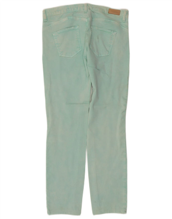 Zara Damen Trafaluc Straight Jeans EU 40 Medium W30 L28 Türkis