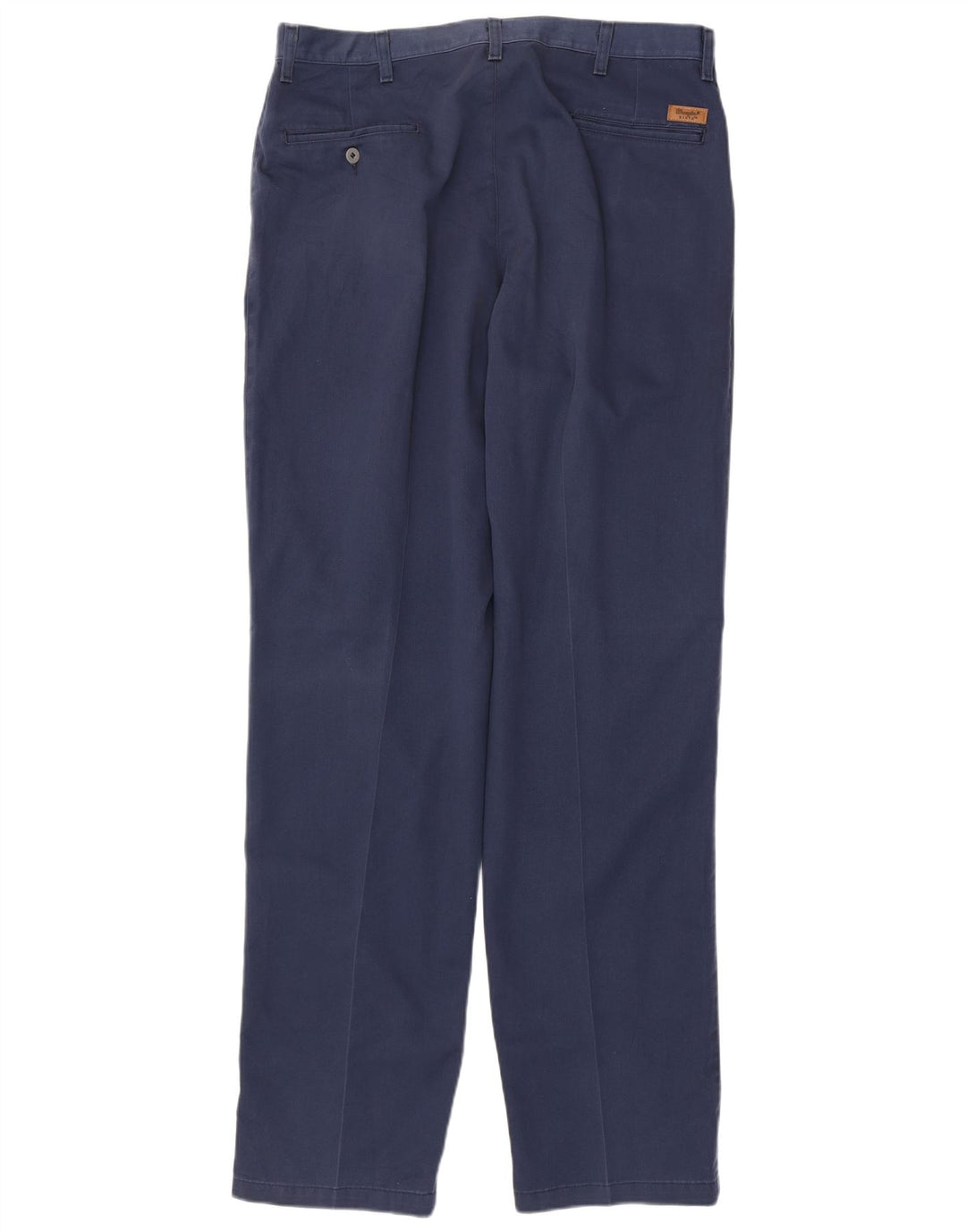 WRANGLER Herren Riata Pegged Chino Hose W38 L36 Marineblaue Baumwolle