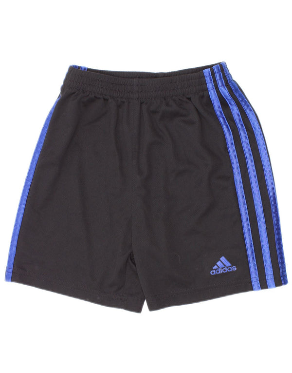 Adidas Sportshorts für Jungen, 4–5 Jahre, schwarzes Polyester