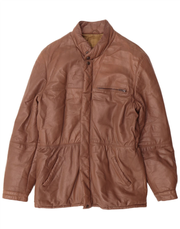 Vintage Damen Lederjacke IT 50 XL Braun