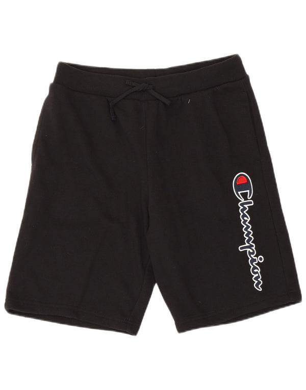 Champion Sport-Shorts mit Grafik für Jungen, 13–14 Jahre, XL, schwarze Baumwolle