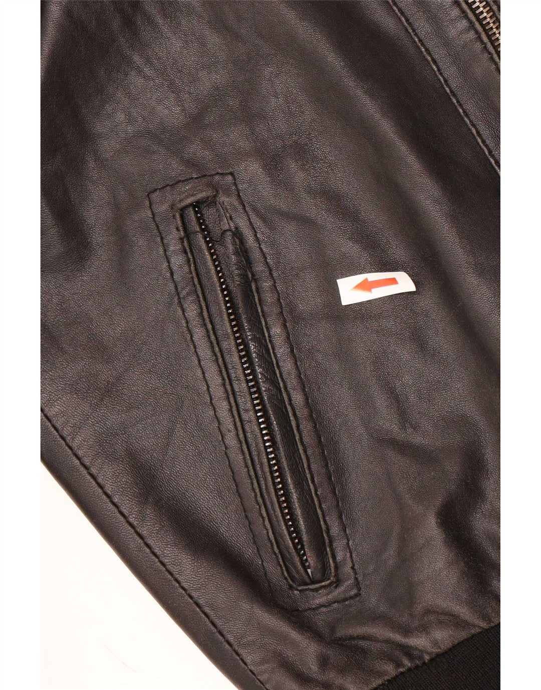 C.D.P. Herren Lederjacke IT 46 Small Schwarz