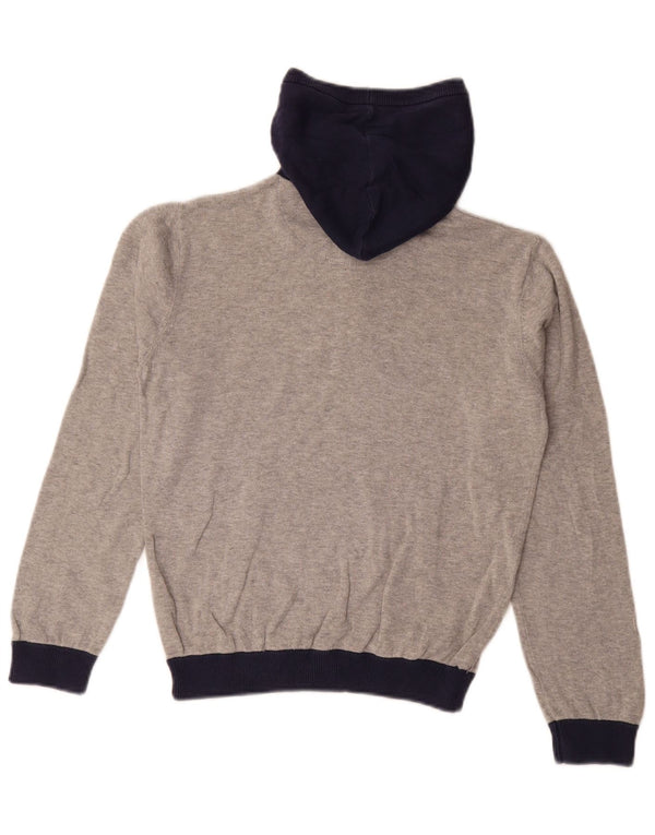 Timberland Jungen-Kapuzenpullover mit Grafik, 11–12 Jahre, XS, Grau, Farbblock