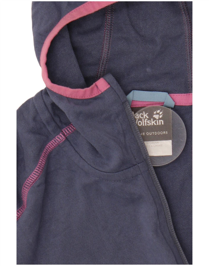 Jack Wolfskin Damen-Trainingsanzug mit Kapuze, Jacke, UK 12/14, Mittelblau