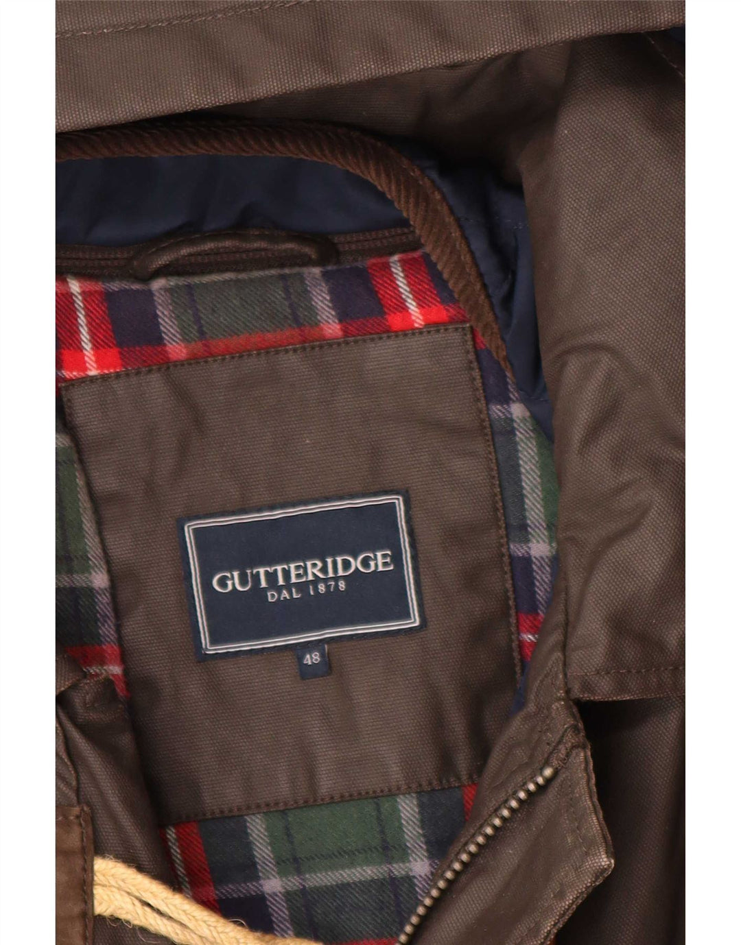 Gutteridge Herren Kapuzen-Dufflecoat IT 48 Mittelbraun