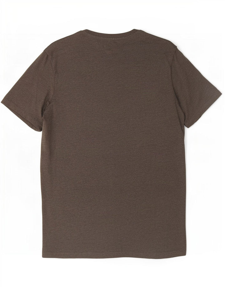 Jack & Jones Herren-T-Shirt mit Grafik, Größe L, Grau, Baumwolle