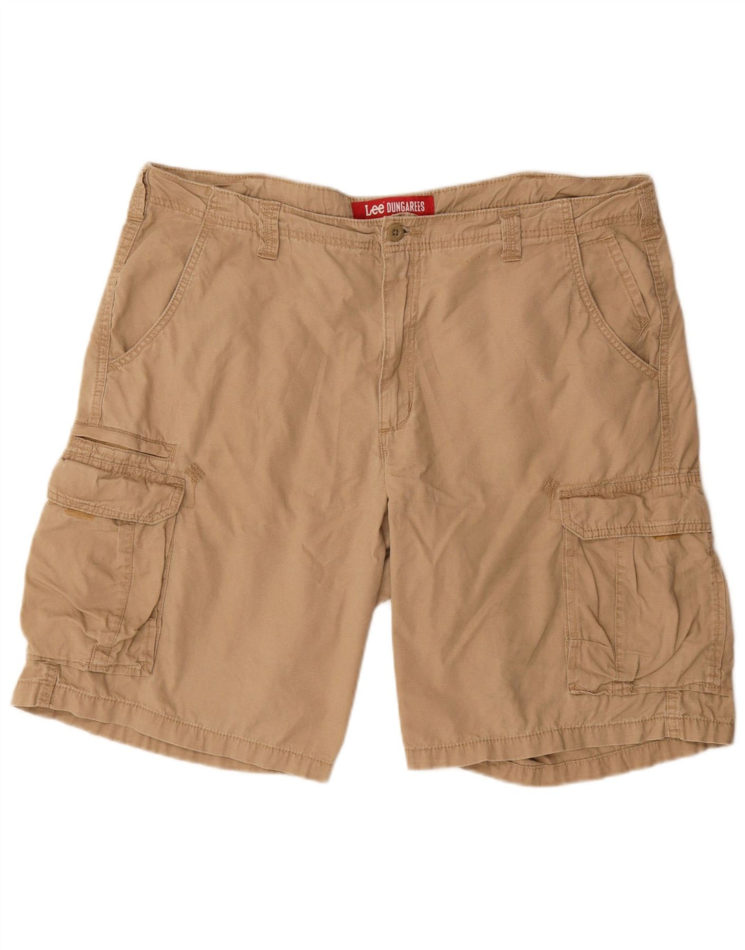Lee Herren Latzhose Cargoshorts W40 XL Beige